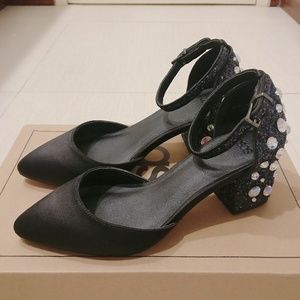 Asos Satin Block Heels